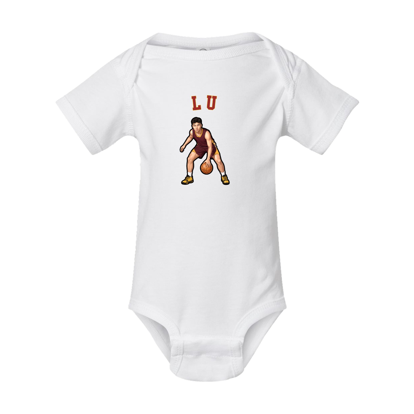 Baby Onesie — Shirsey Arch in White