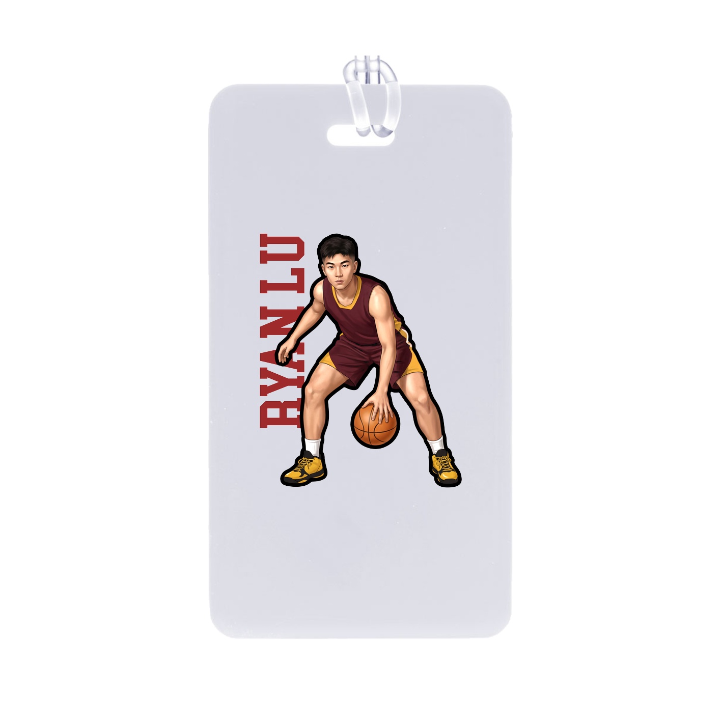 Bag Tag — Name Vertical in Classic