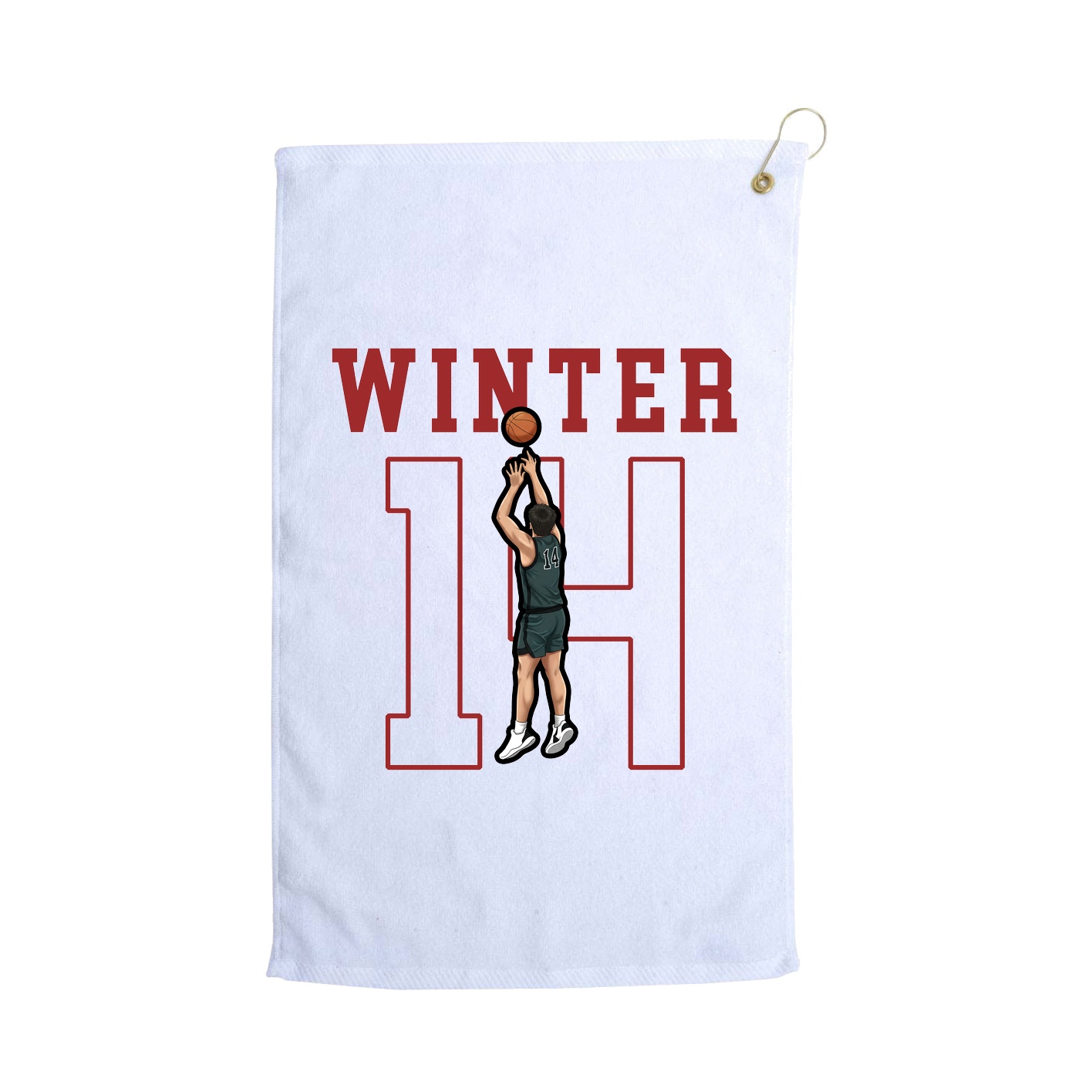 Golf Towel — Shirsey in White