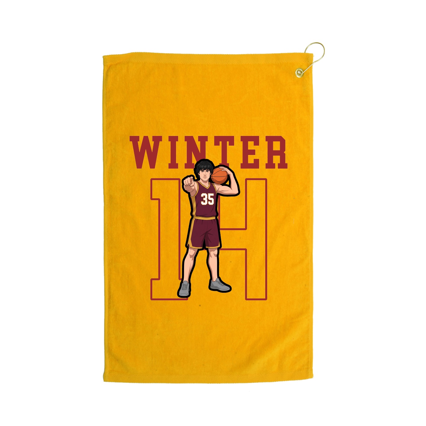 Golf Towel — Shirsey in Gold