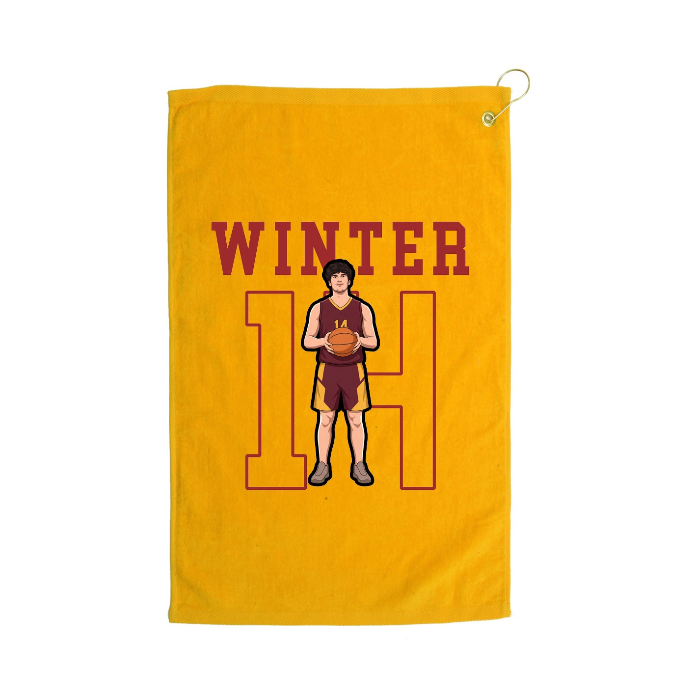 Golf Towel — Shirsey in Gold