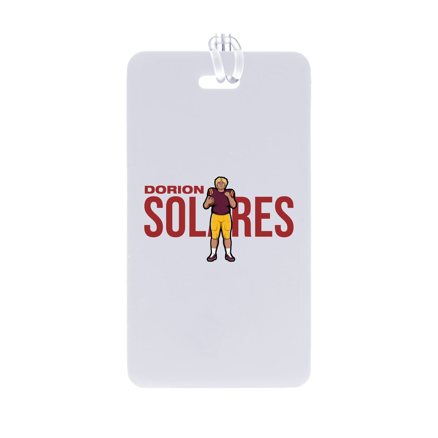 Bag Tag — Player Name in Classic