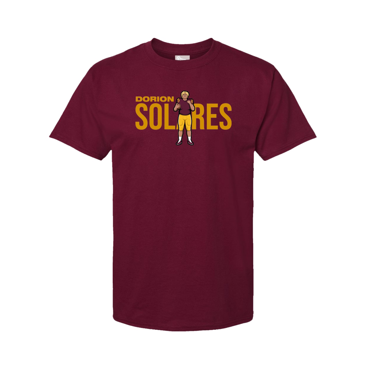 Youth Tee — Player Name in Cardinal