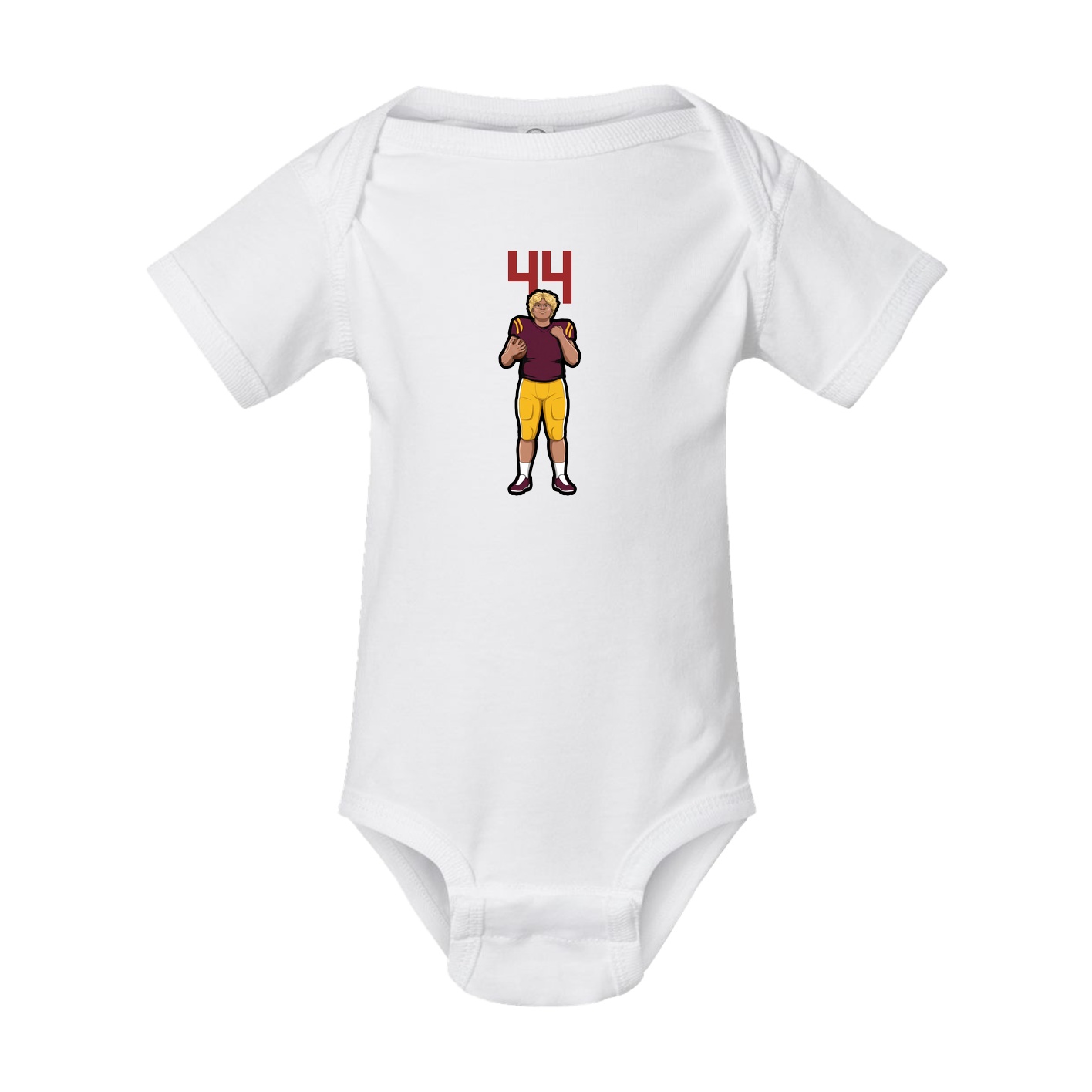 Baby Onesie — Number Top in White