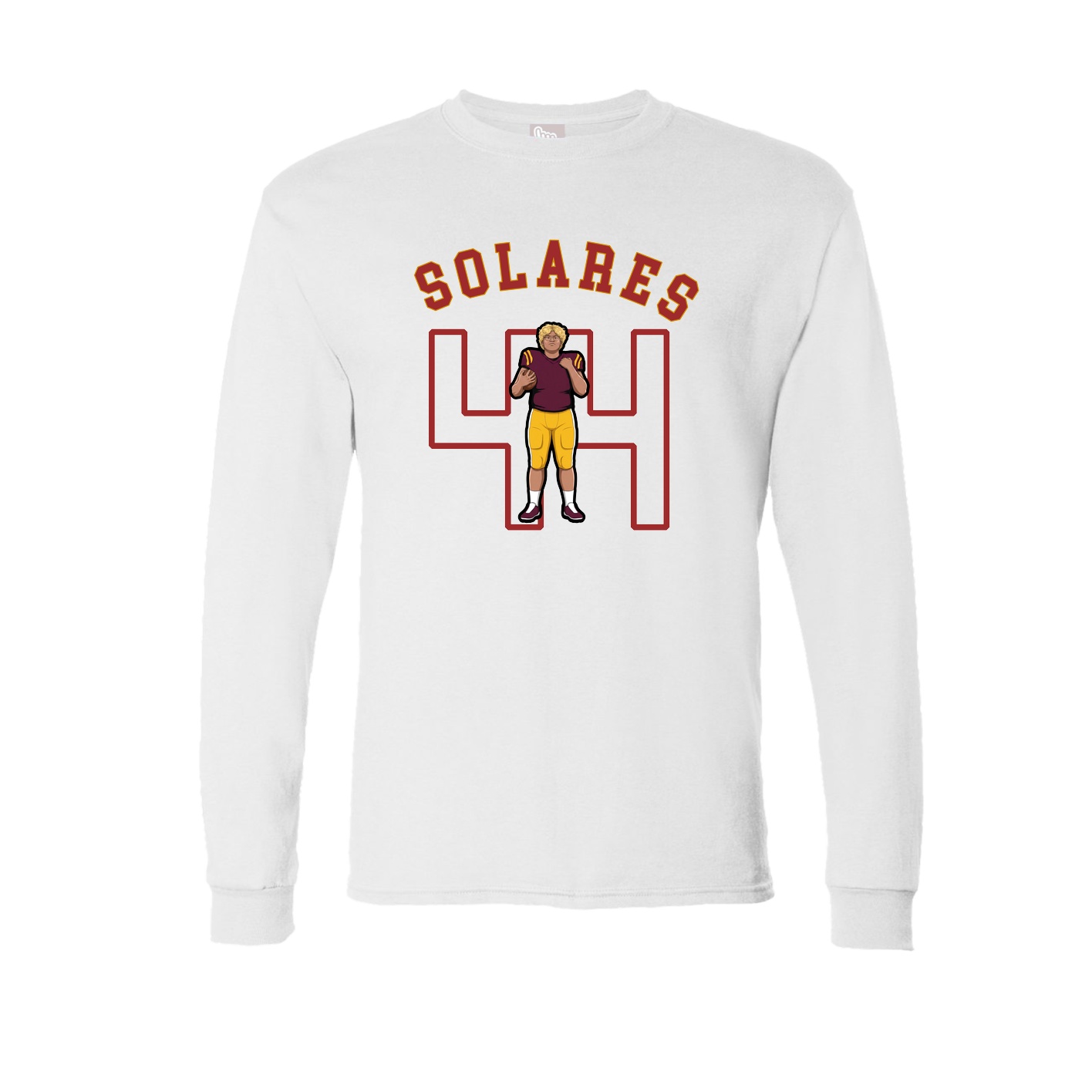 Long Sleeve Tee — Shirsey Arch in White