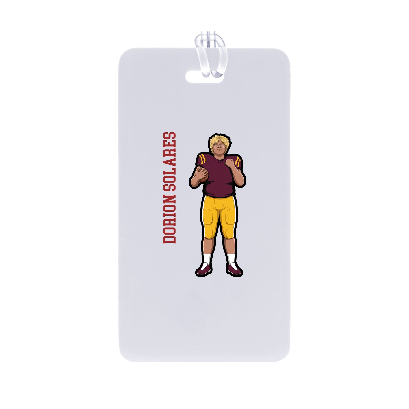 Bag Tag — Name Vertical in Classic
