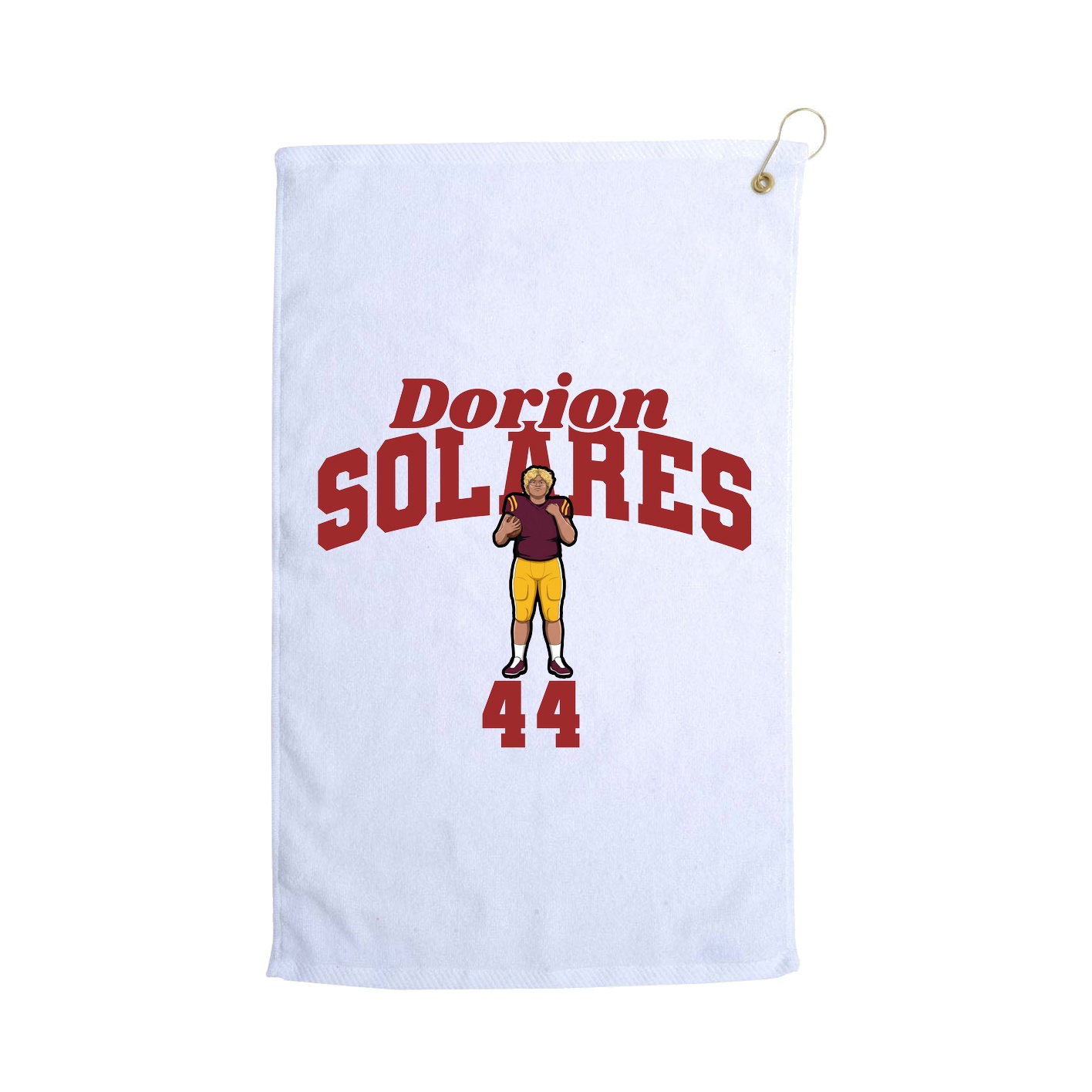 Golf Towel — Signature Arch in White