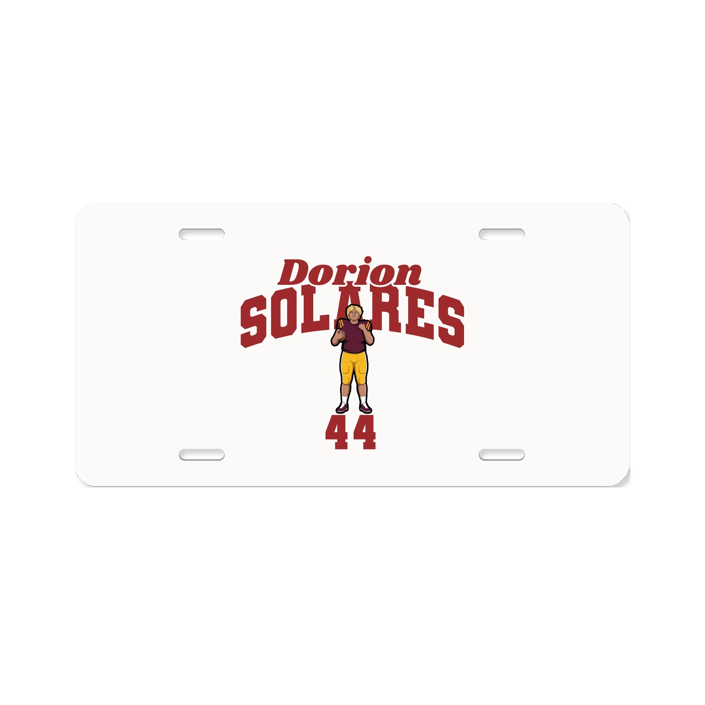 License Plate — Signature Arch in Classic