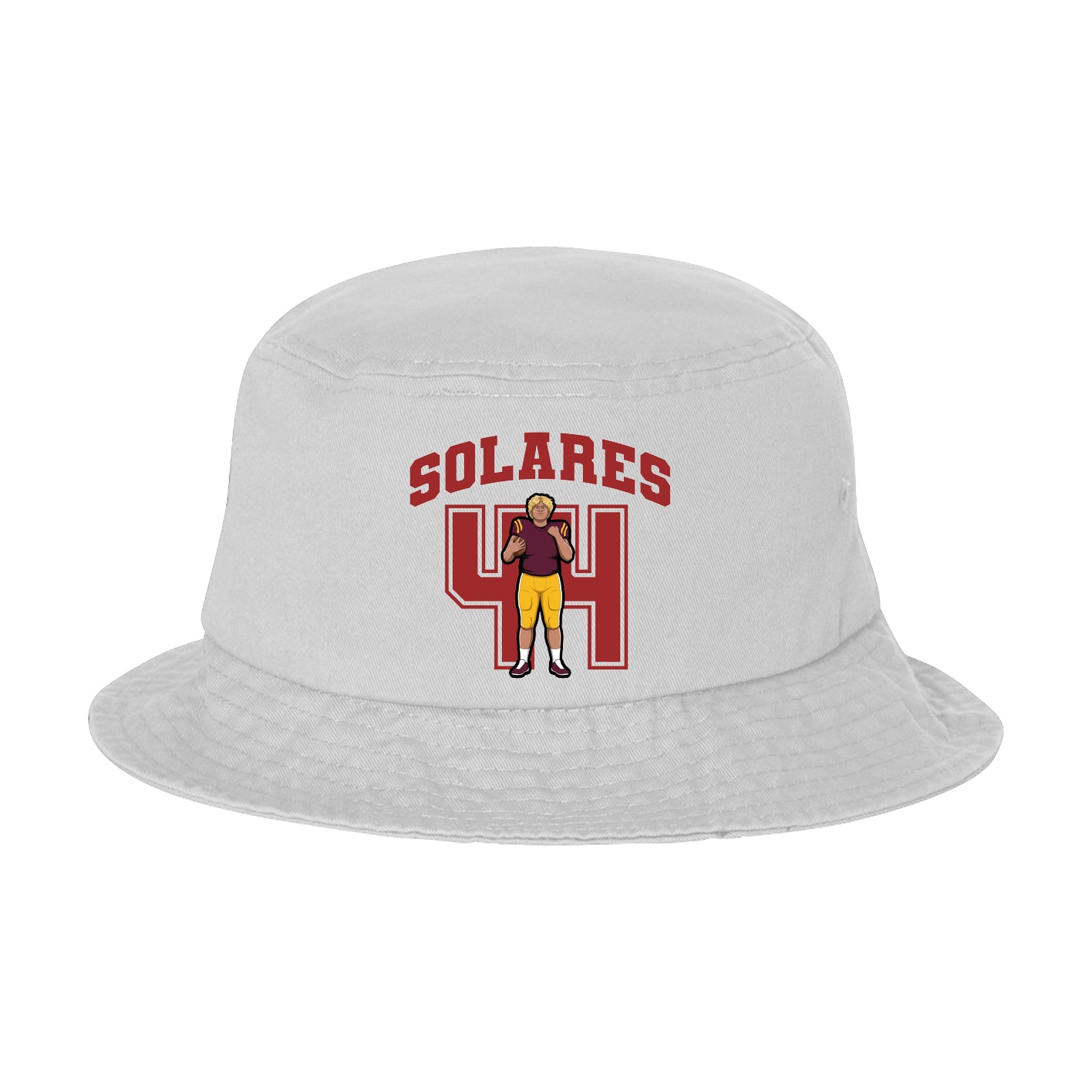 Bucket Cap — Number in White
