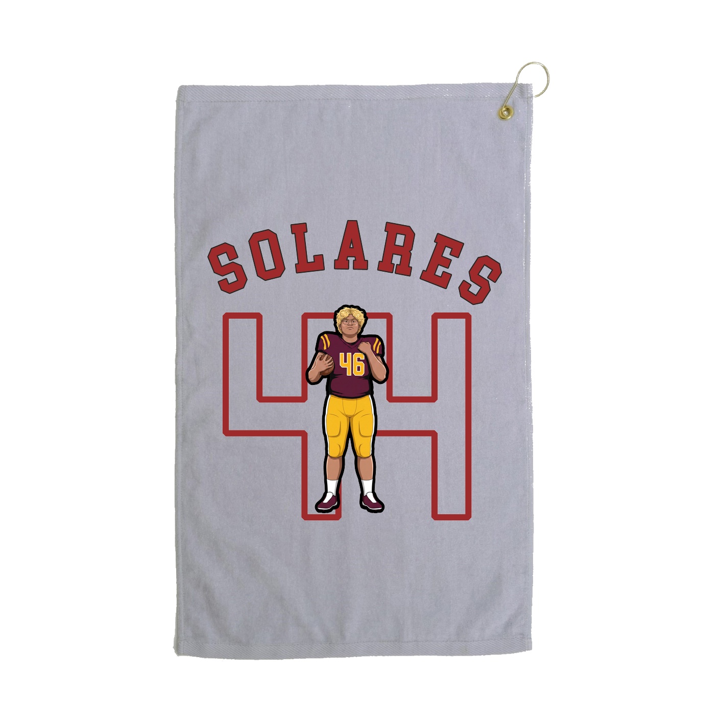 Golf Towel — Shirsey Arch in Grey