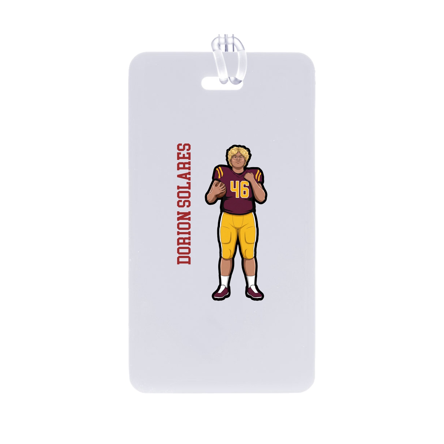 Bag Tag — Name Vertical in Classic