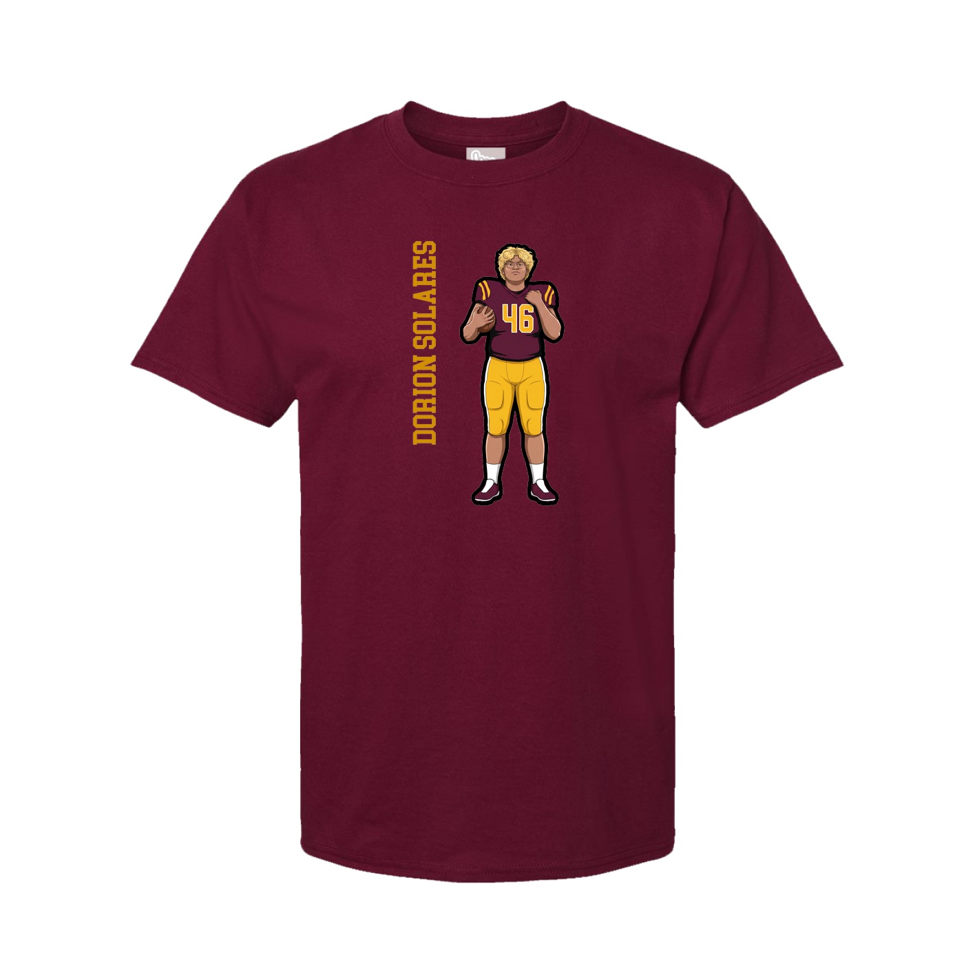 Tee — Name Vertical in Cardinal