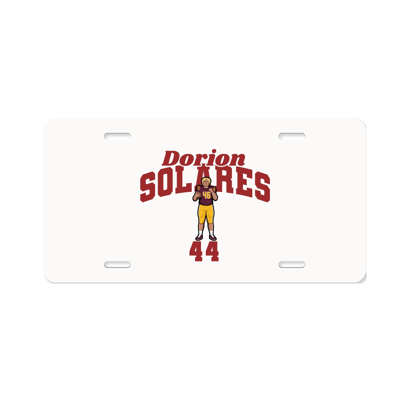 License Plate — Signature Arch in Classic