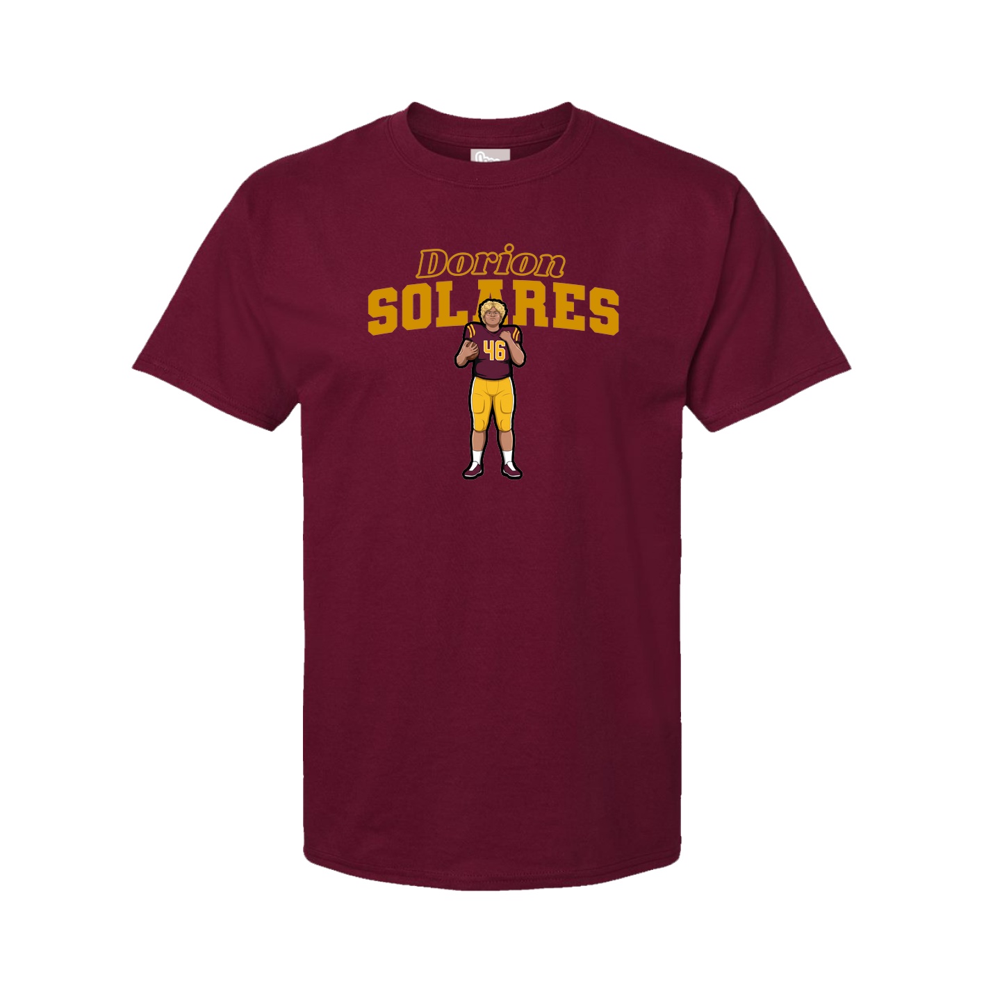 Youth Tee — Name Arch in Cardinal