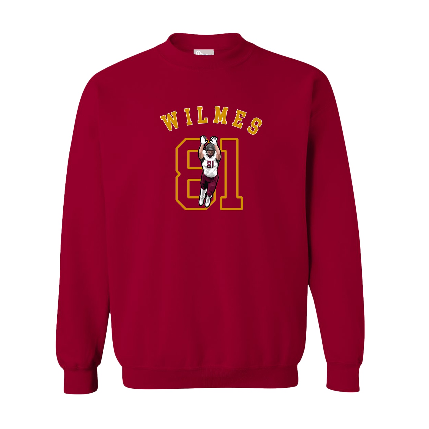 Fleece Crew — Shirsey Arch in Cardinal