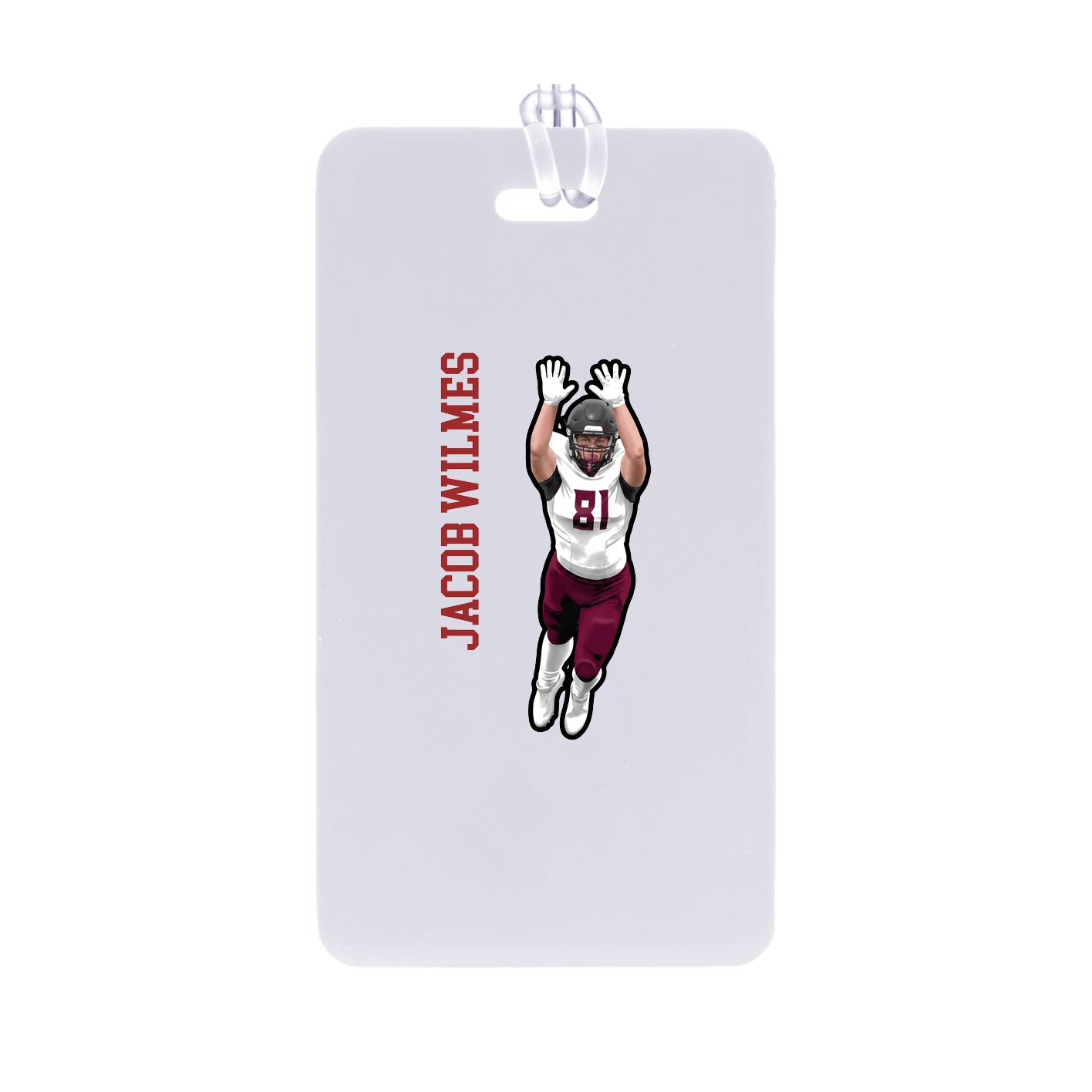 Bag Tag — Name Vertical in Classic