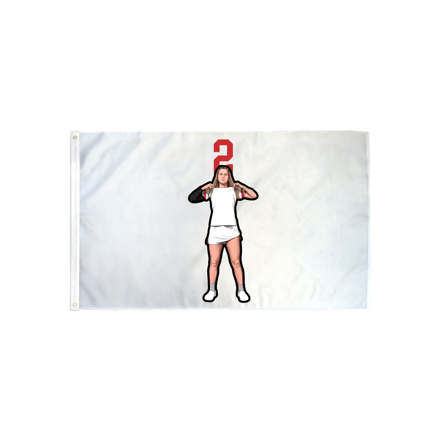 3x5 Flag — Number Top in Classic