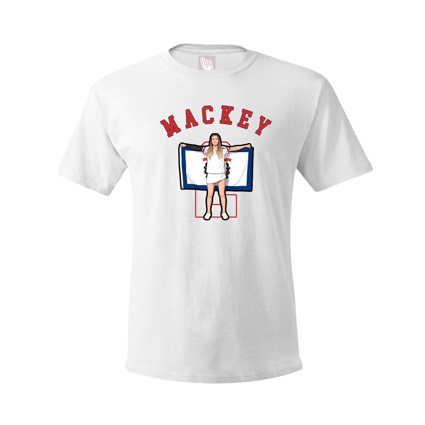 Youth Tee — Shirsey Arch in White