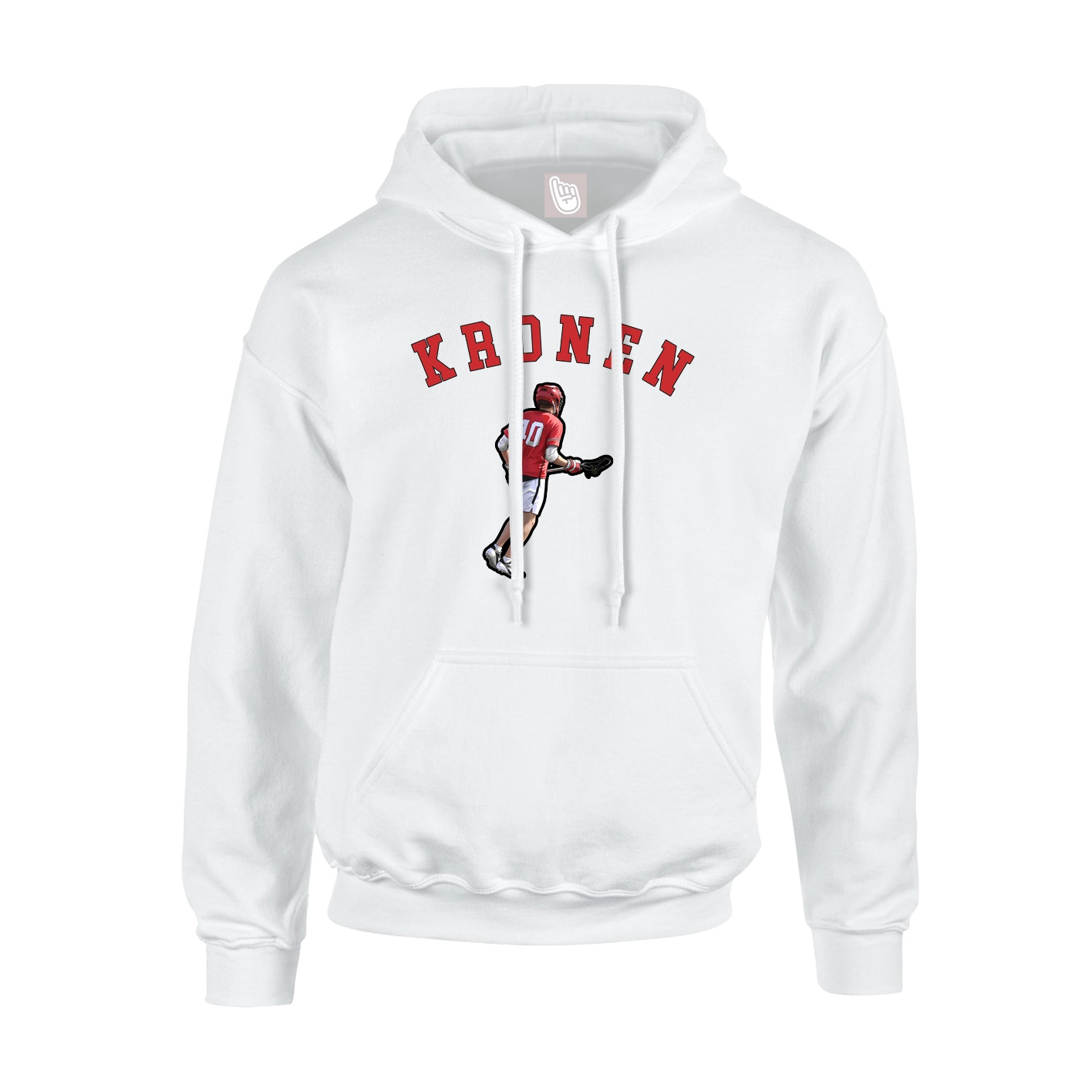 Hoodie — Shirsey Arch in White