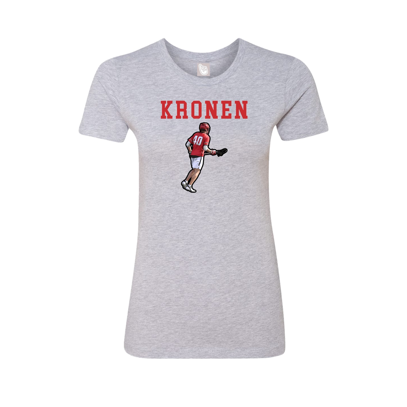 Fitted Women's Tee — Shirsey in Grey