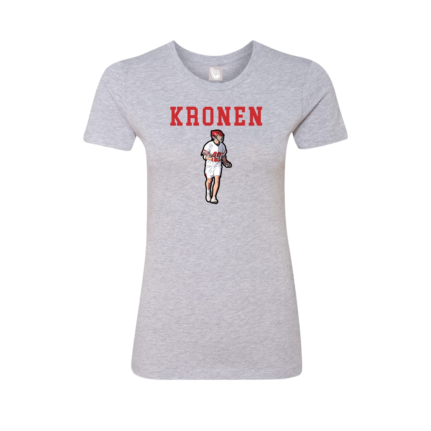 Fitted Women's Tee — Shirsey in Grey