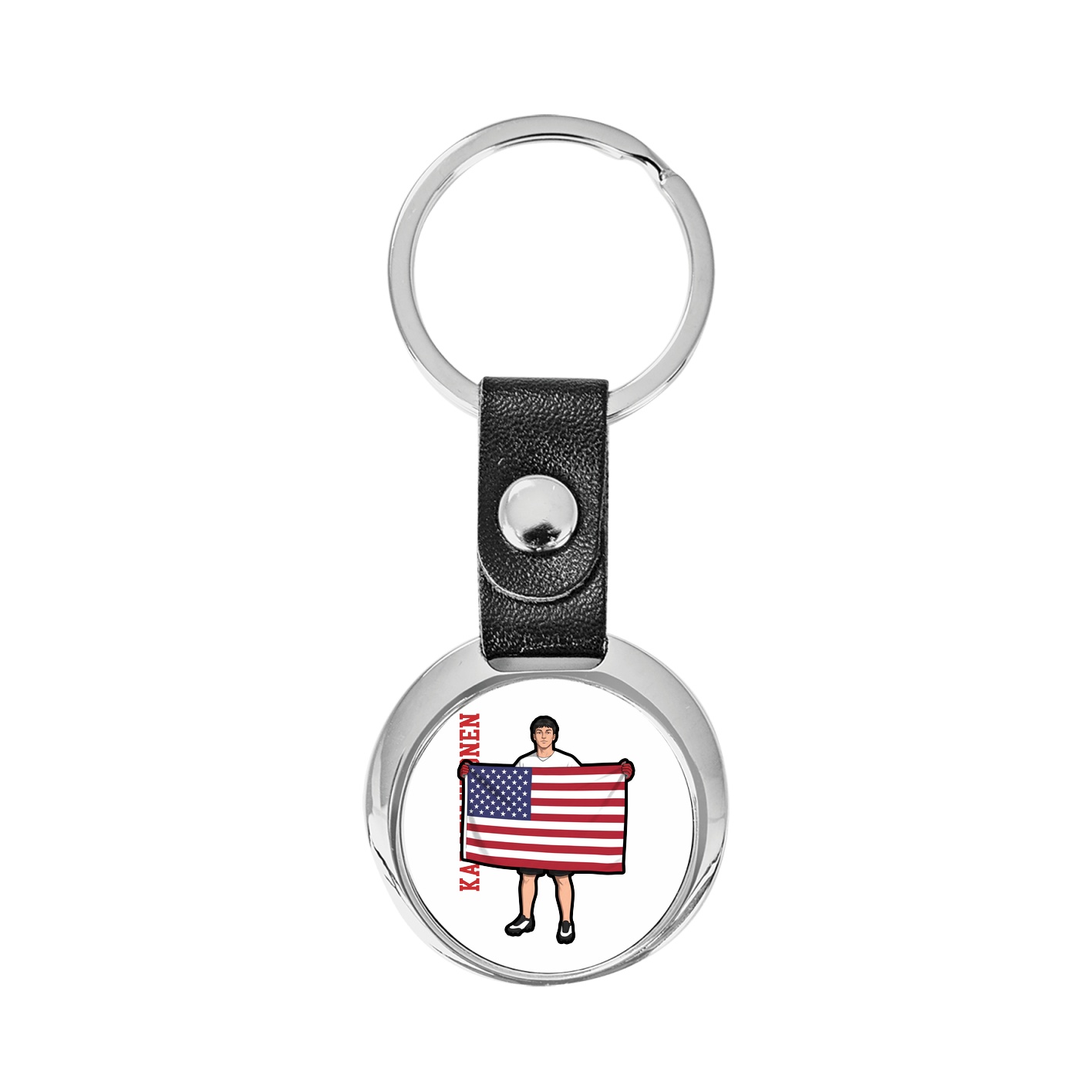 Key Chain — Name Vertical in Classic