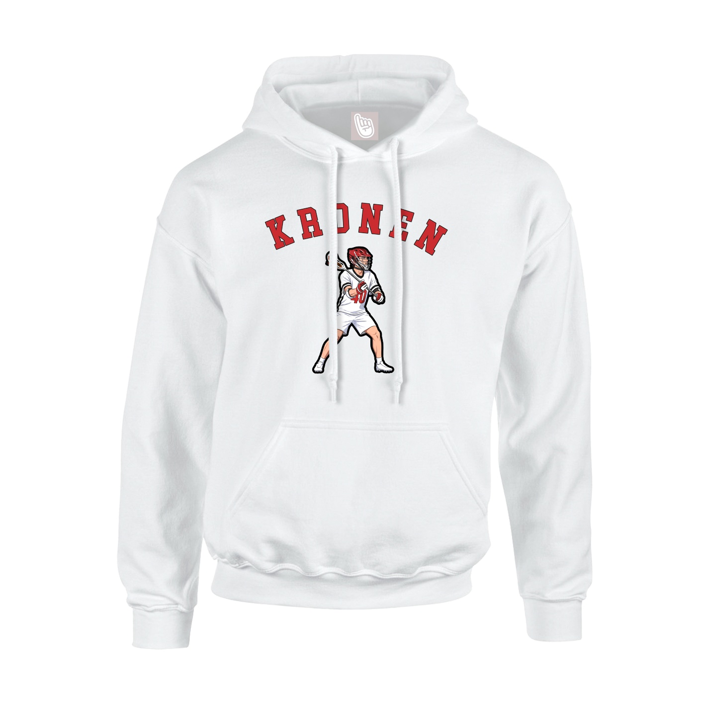 Hoodie — Shirsey Arch in White