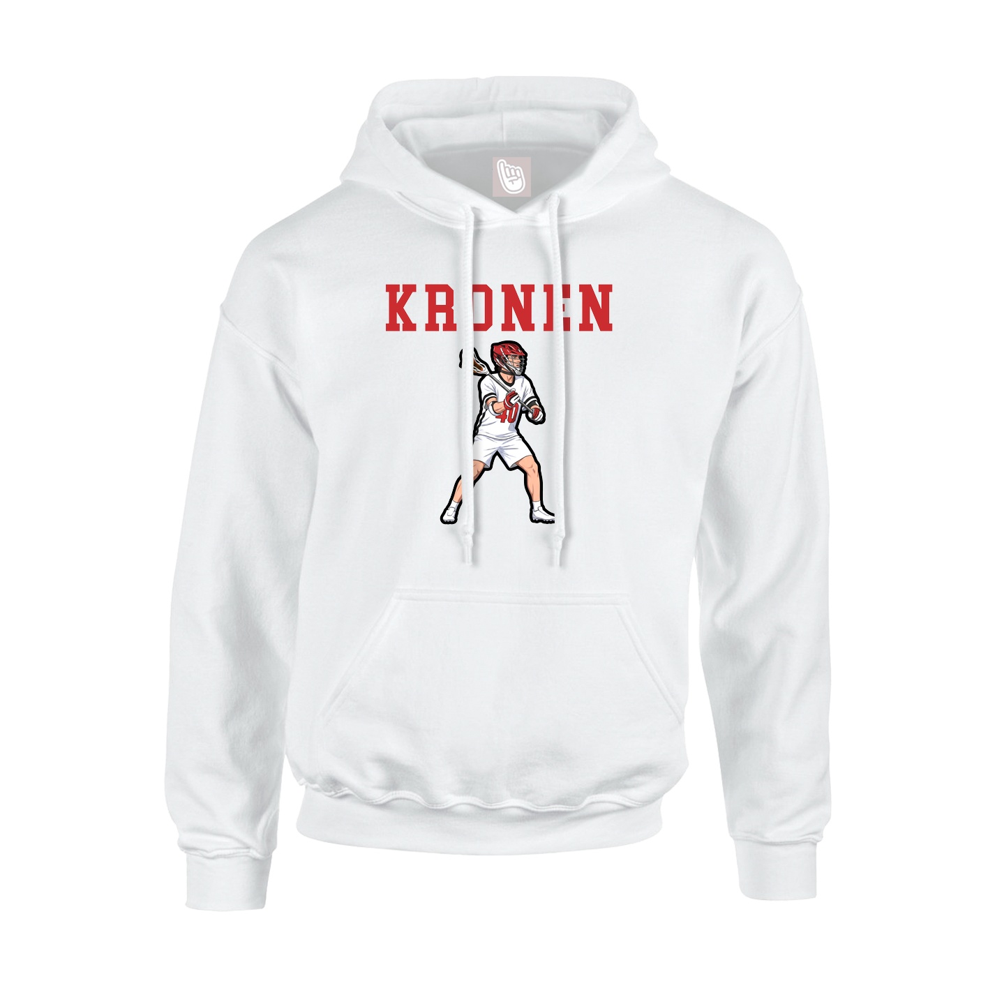 Hoodie — Shirsey in White