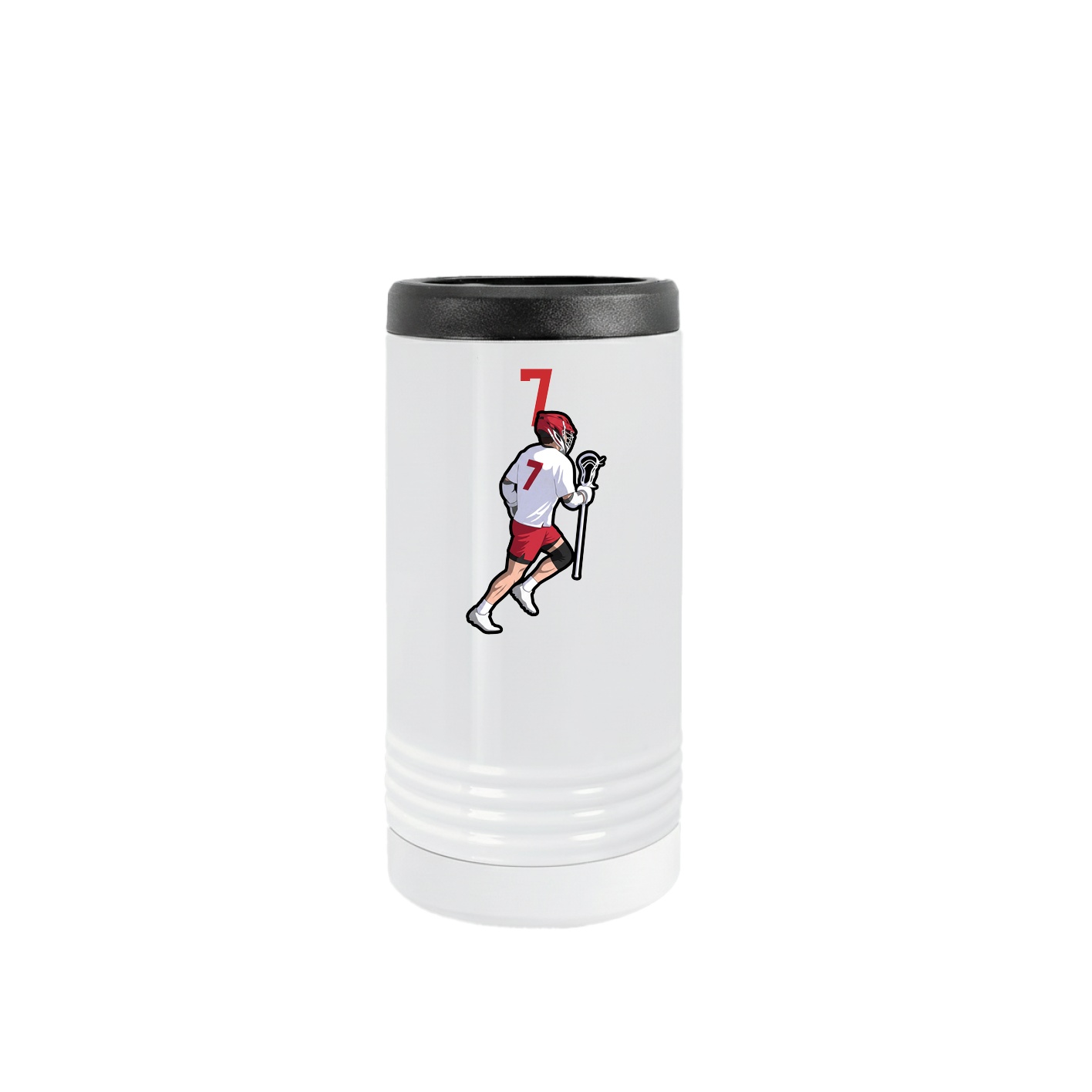 Slim Beverage Holder — Number Top in White