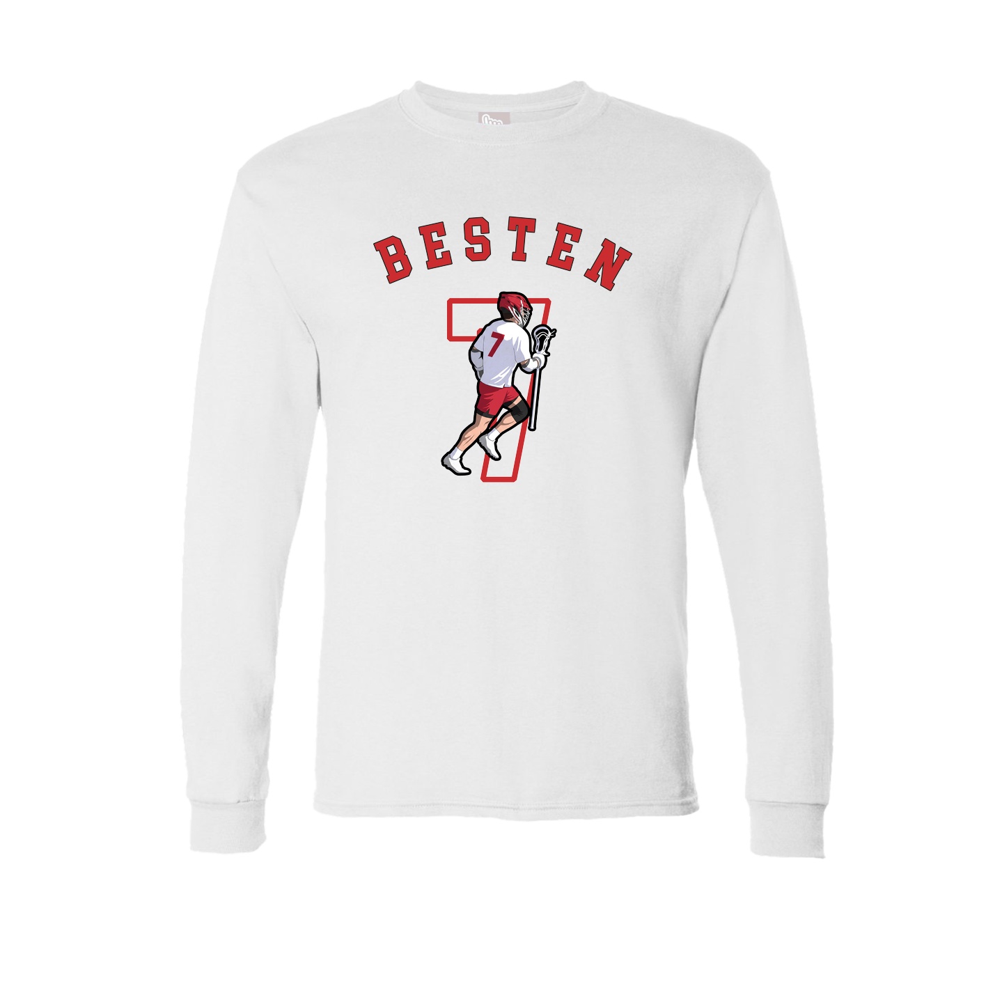 Long Sleeve Tee — Shirsey Arch in White