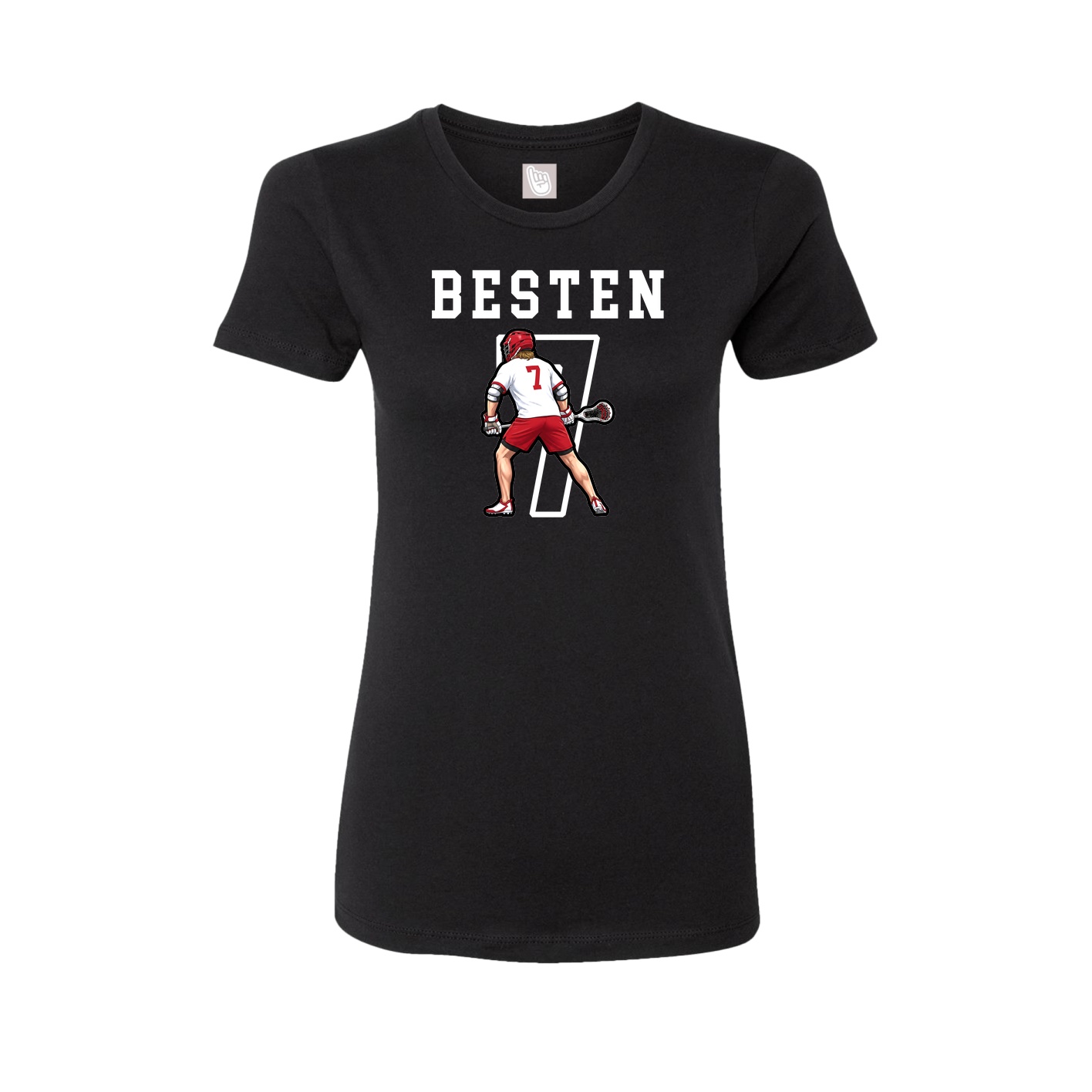 Fitted Women's Tee — Shirsey in Black