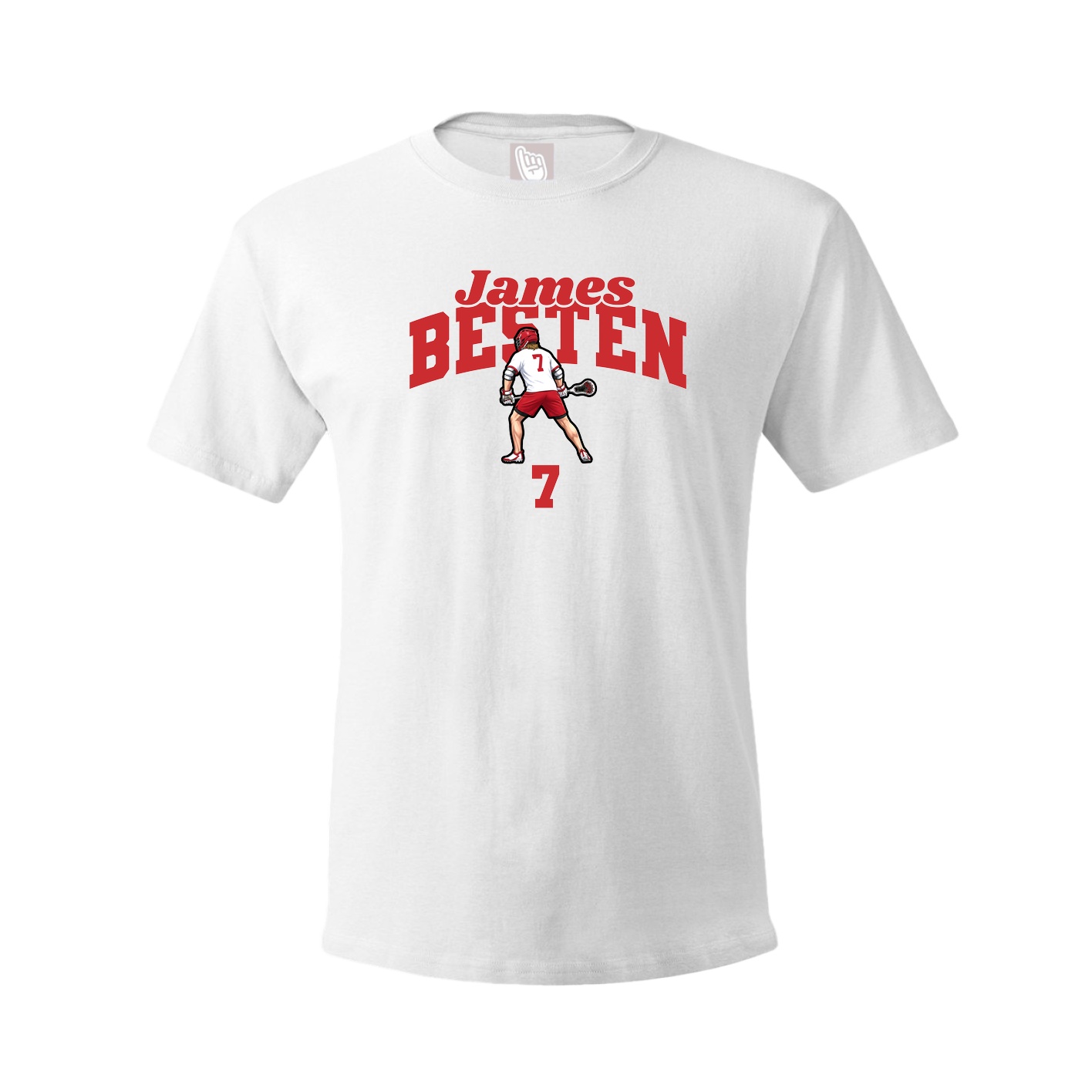 Youth Tee — Signature Arch in White