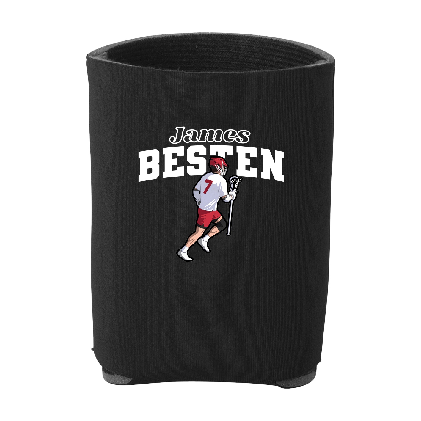 Can Holder — Name Arch in Black