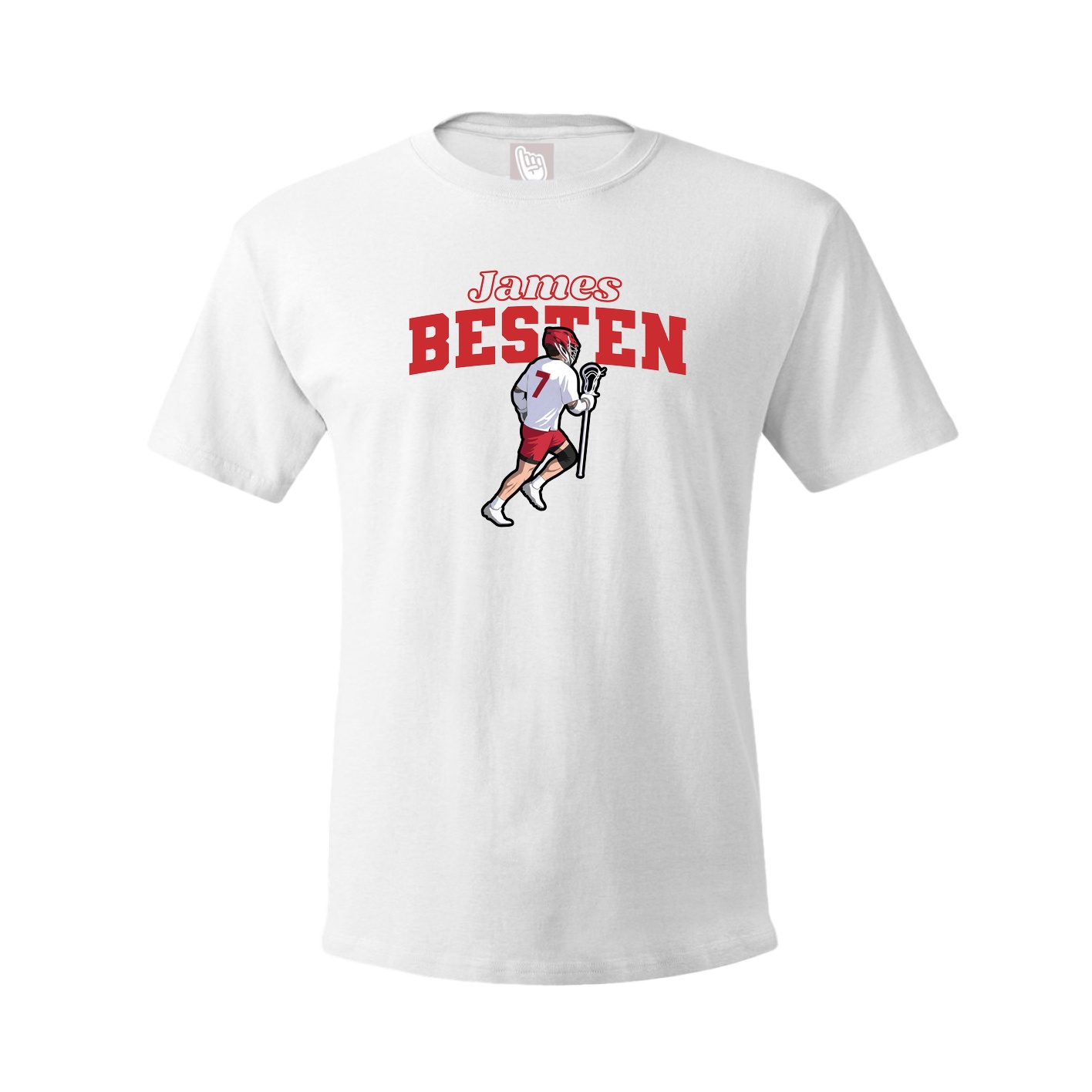 Tee — Name Arch in White