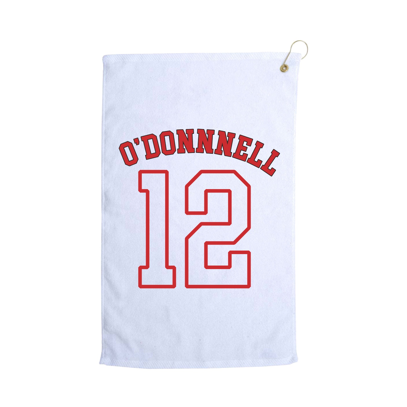 Golf Towel — Shirsey Arch in White