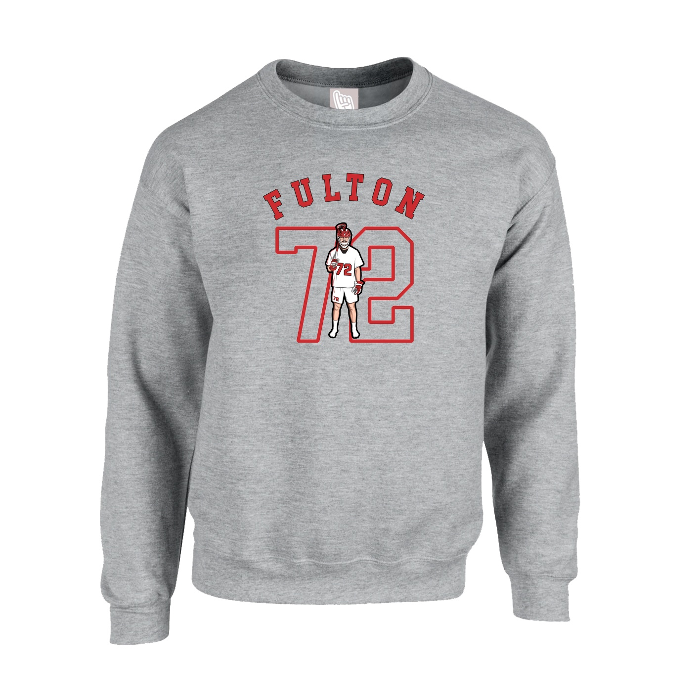 Fleece Crew — Shirsey Arch in Grey