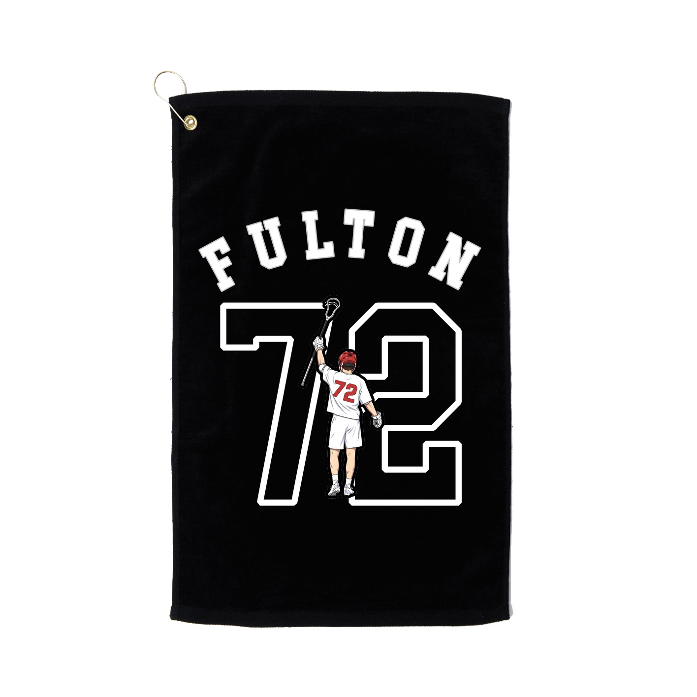 Golf Towel — Shirsey Arch in Black