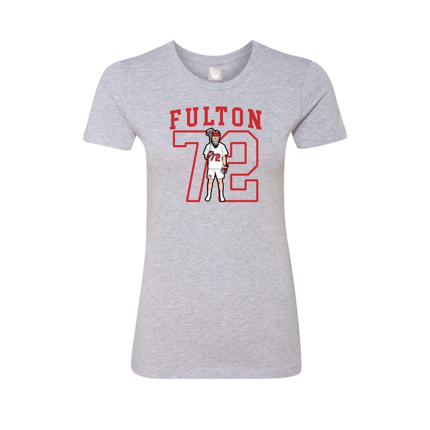 Fitted Women's Tee — Shirsey in Grey