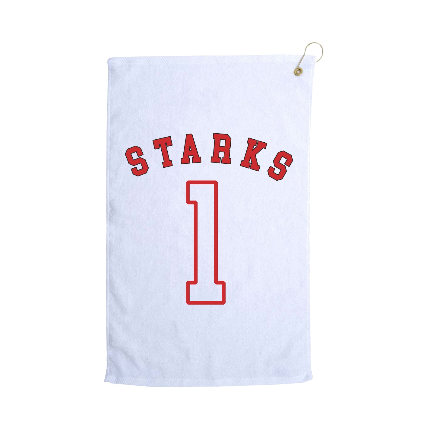 Golf Towel — Shirsey Arch in White