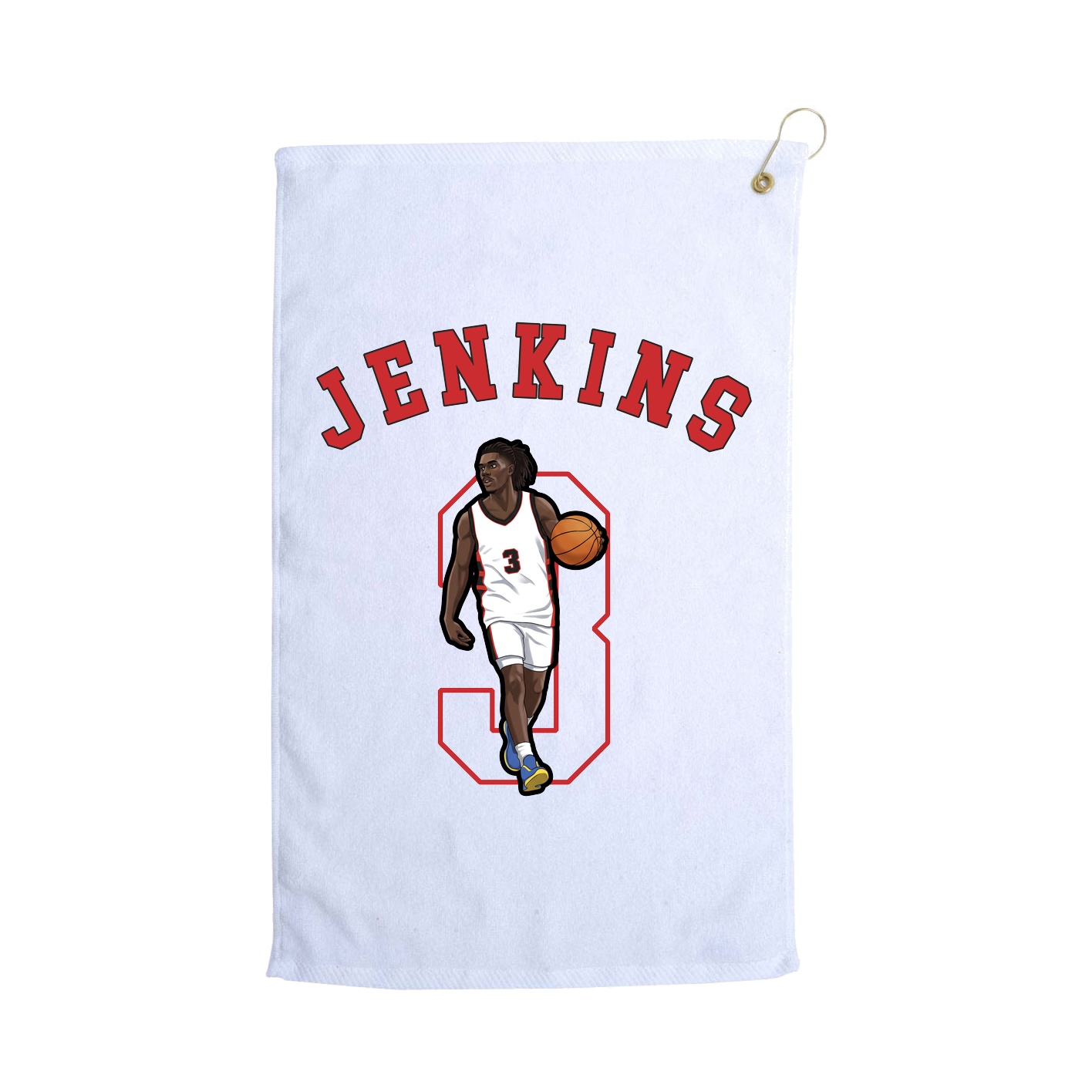 Golf Towel — Shirsey Arch in White