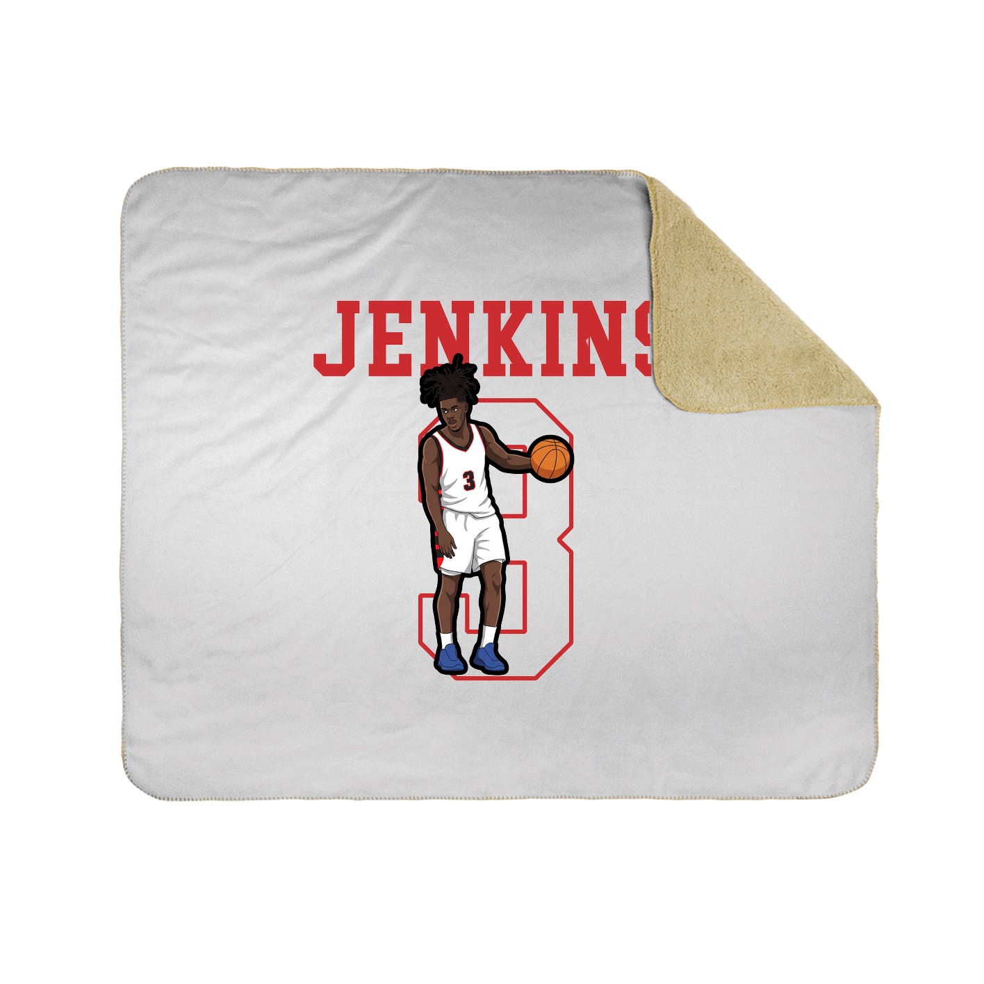 Throw Blanket — Shirsey in White
