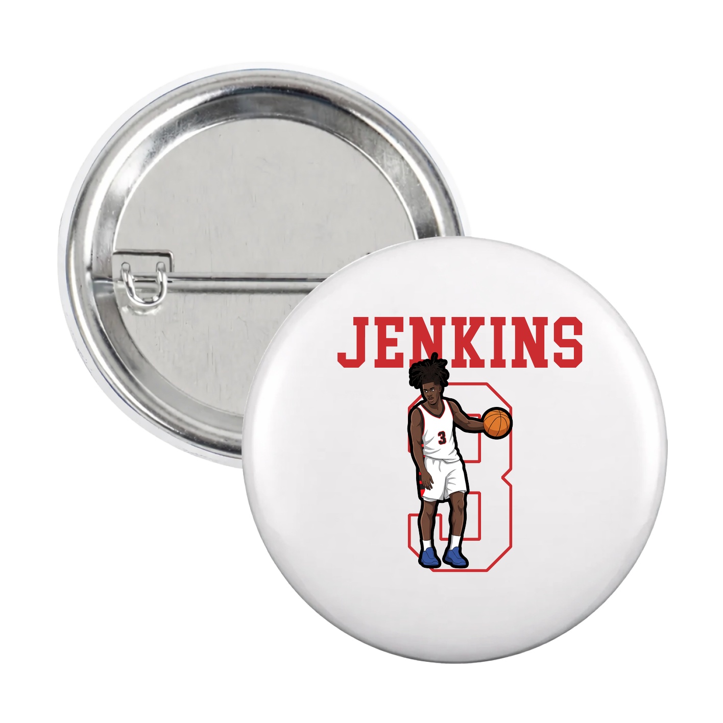 Game Day Button — Shirsey in White