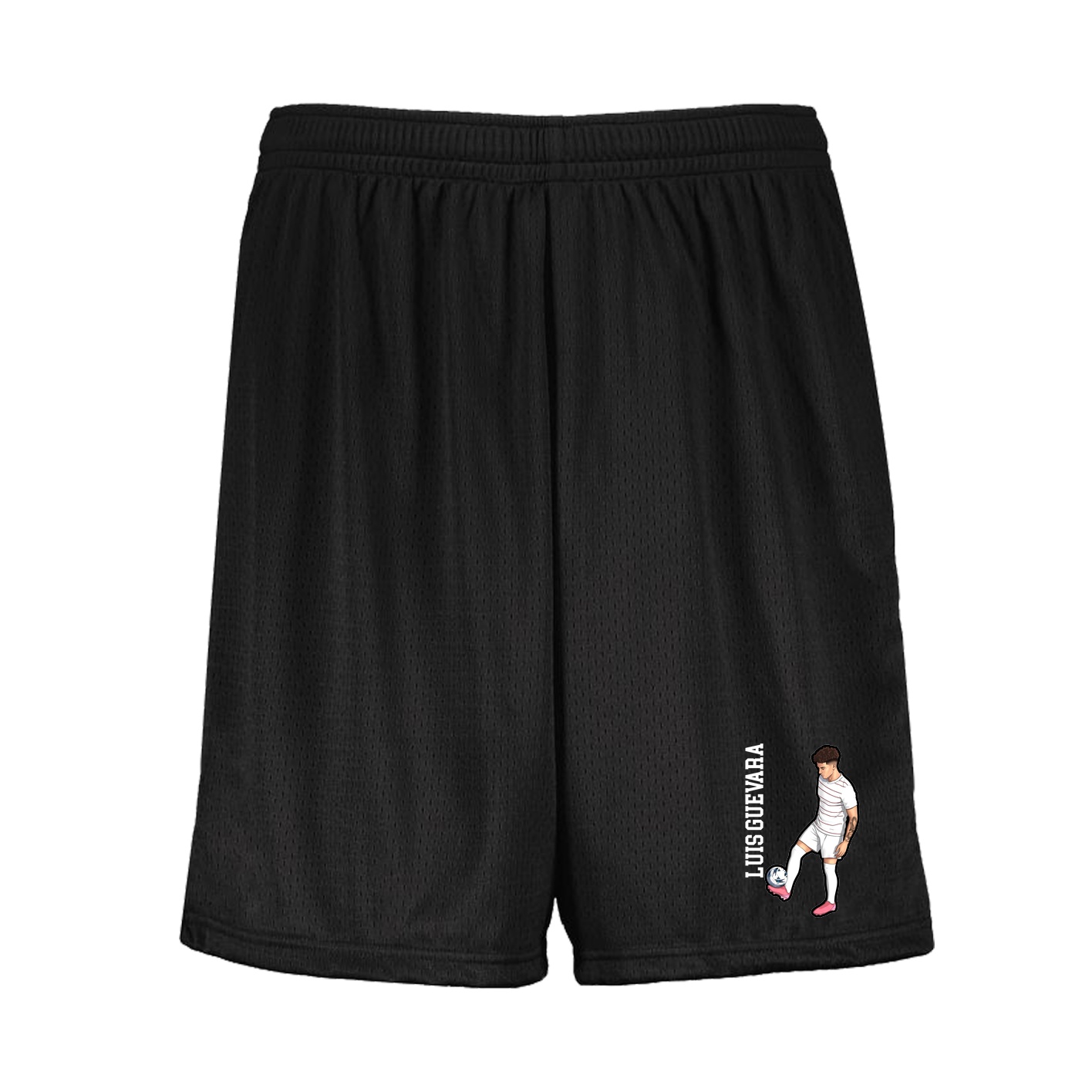 Shorts — Name Vertical in Black