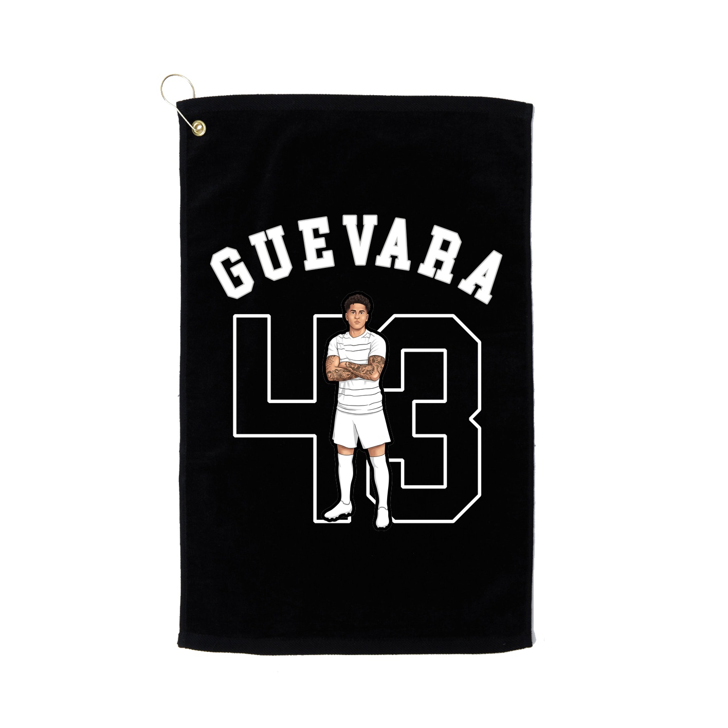 Golf Towel — Shirsey Arch in Black