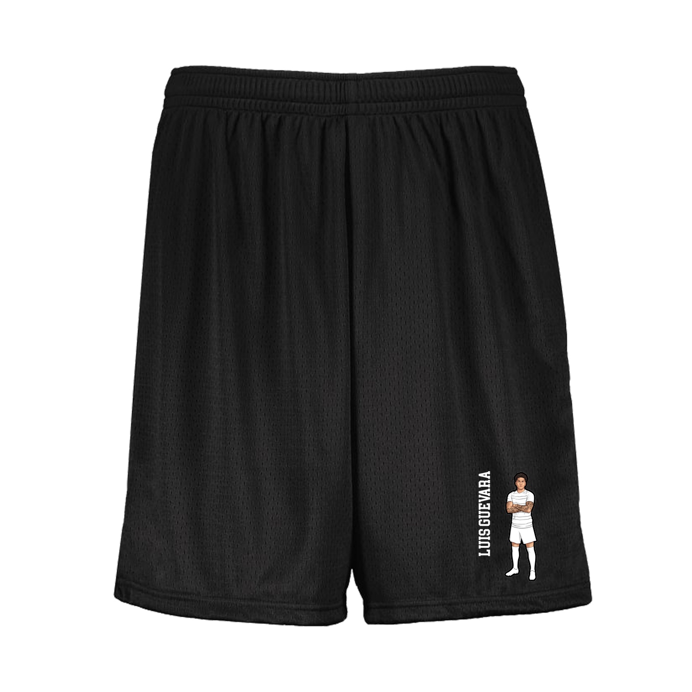 Shorts — Name Vertical in Black