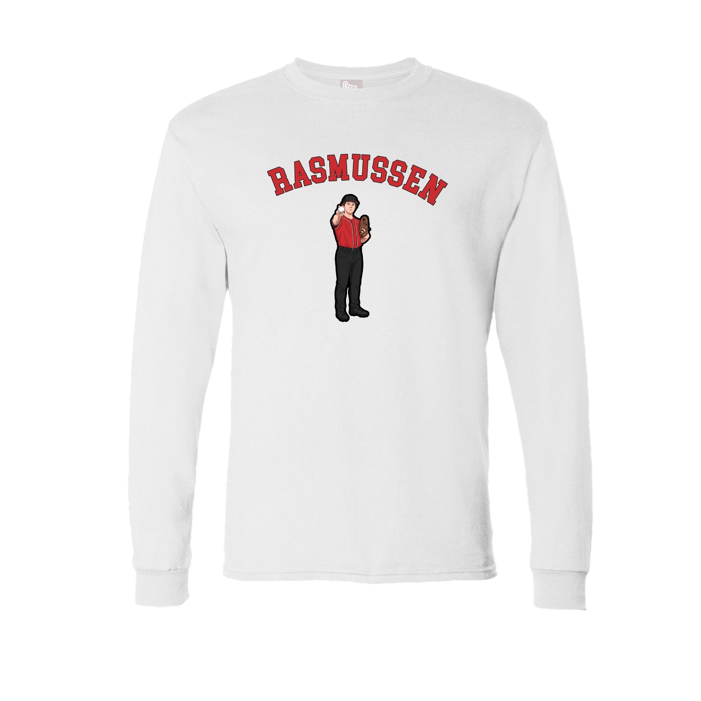 Long Sleeve Tee — Shirsey Arch in White