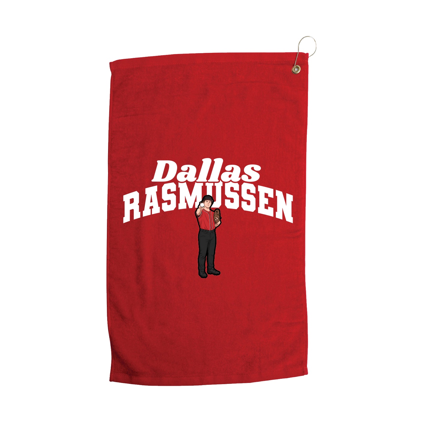Golf Towel — Signature Arch in Red