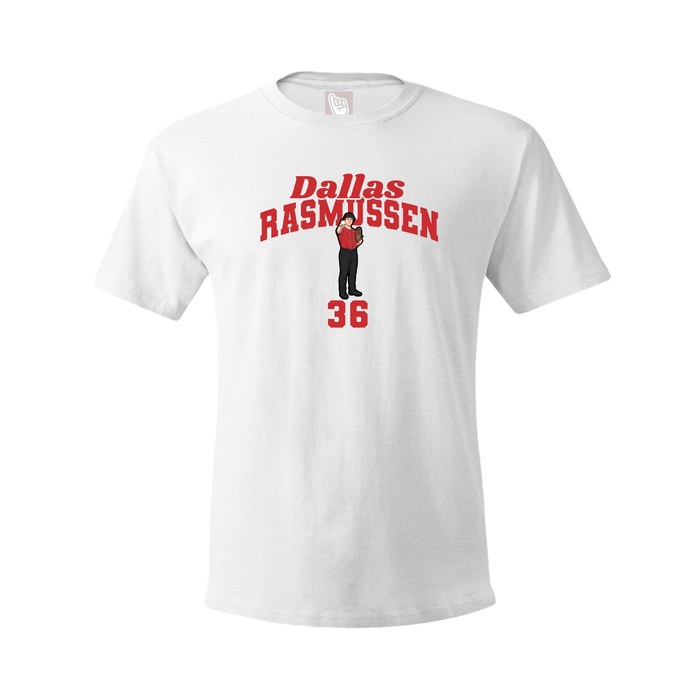 Youth Tee — Signature Arch in White