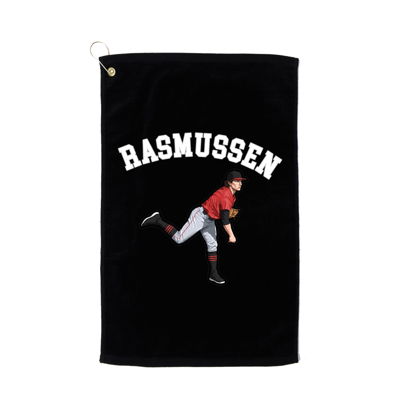 Golf Towel — Shirsey Arch in Black