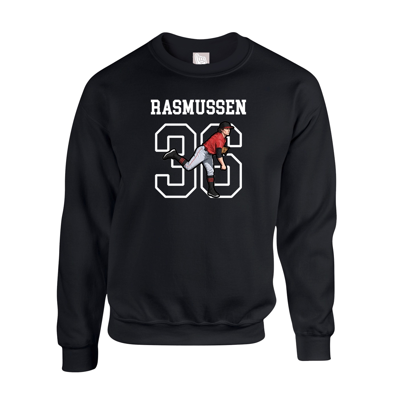 Fleece Crew — Shirsey in Black